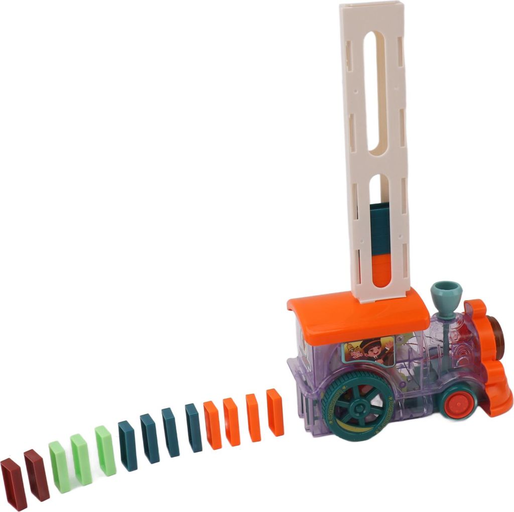Elektrisches Zugspielzeug, bunte Blöcke, verbessern die Koordination, automatisches Bauen, Stapeln für Kinder, Typ 2
