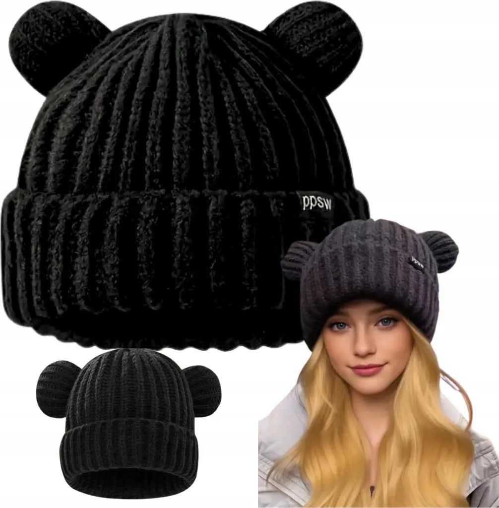 Cappello Orsetto Antivento da Donna | Accessorio Sci e Montagna Caldo