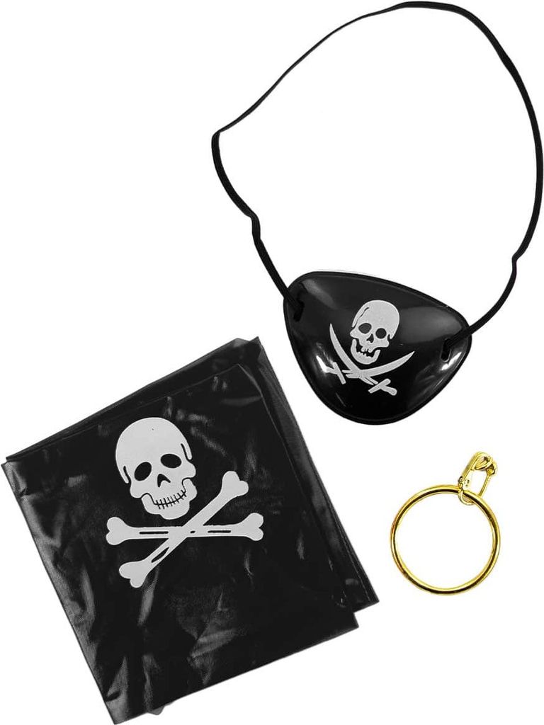Oblique Unique Pirat Kostüm Accessoire Set für Kinder Jungs Produktbild 