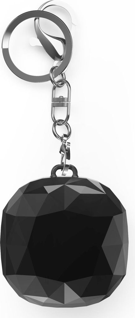Cadorabo Hülle für Samsung Galaxy Buds PRO/LIVE/Buds 2 Design Diamant Schwarz Tragbare TPU Kopfhörer Schutzhülle
