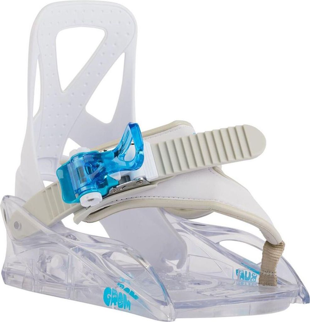 Burton Grom Junior Snowboardbindungen Durchsichtig M Jungen,Mädchen Durchsichtig M