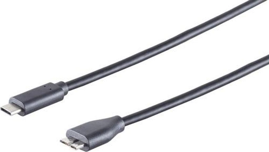 USB Kabel, 3.1 C-Stecker - 3.0 Micro B-St., 1,0m
