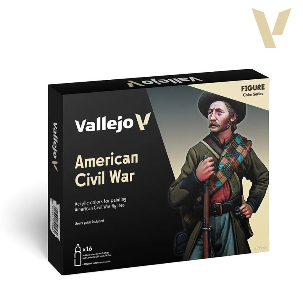 Vallejo Model Color Set American Civil War 16 Peintures Acryliques 18ml