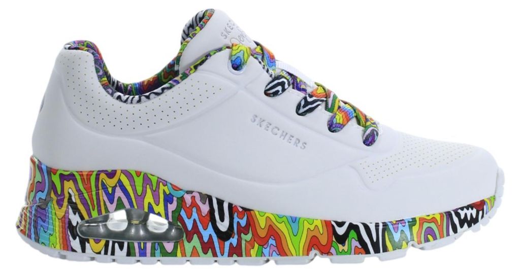 Skechers Damen Sneaker UNO weiß Größe 40 Produktbild 