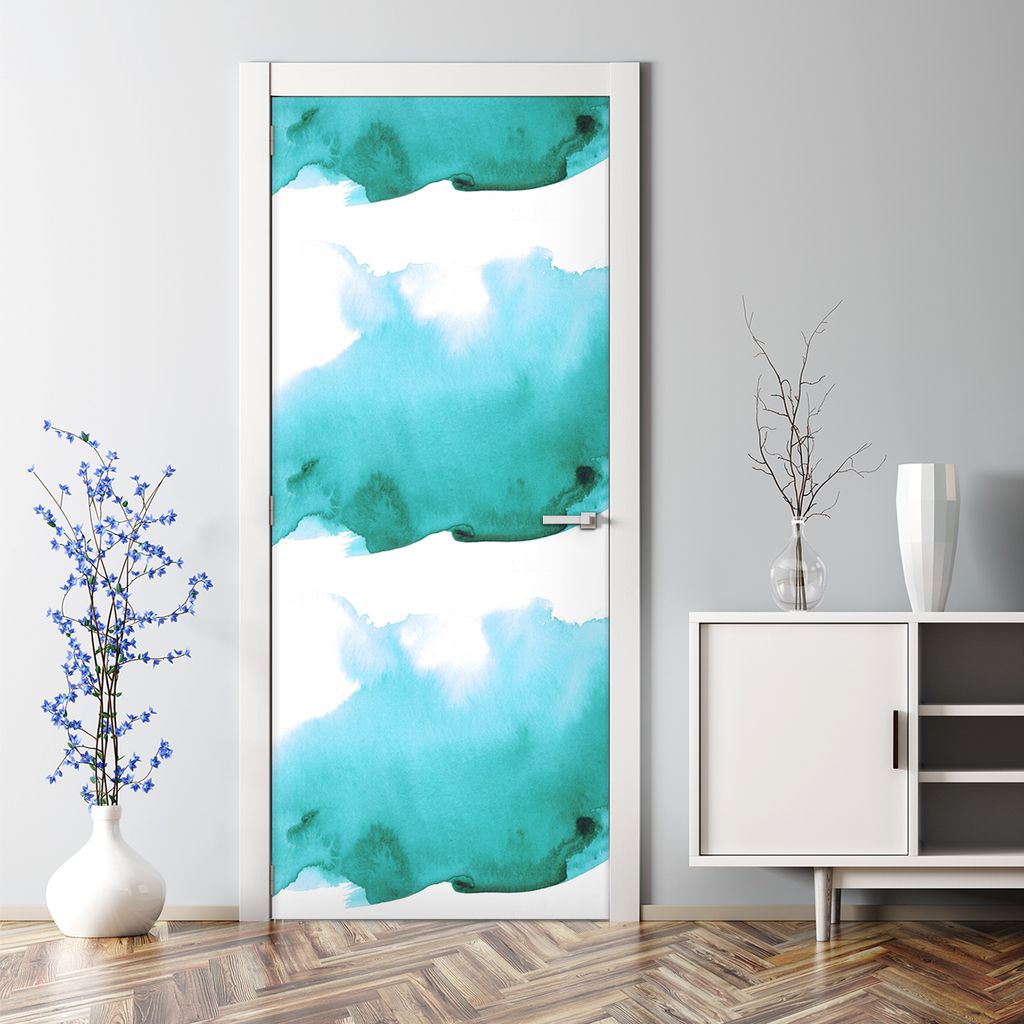 Dekorative Tür Wandaufkleber Wandtattoo selbstklebend dekoration Vintage Pfingstrosen 70 x 200 cm