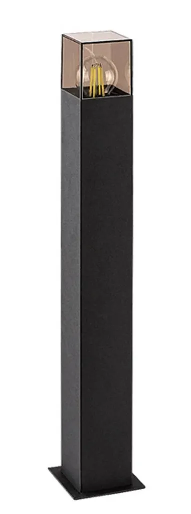Luminaire de jardin 65cm Rabalux Loanda Noir E27 style moderne 77082
