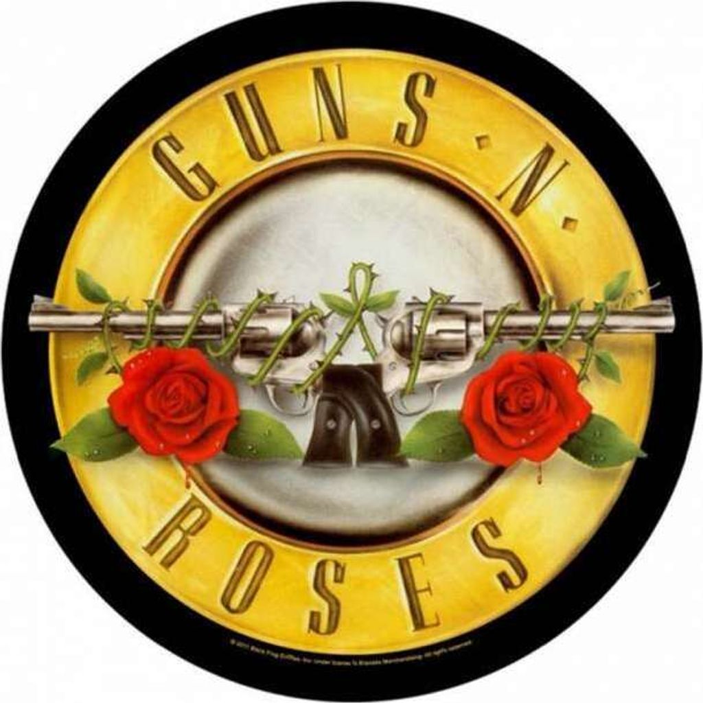 Guns N Roses Bullet Logo Rückenaufnäher Produktbild 