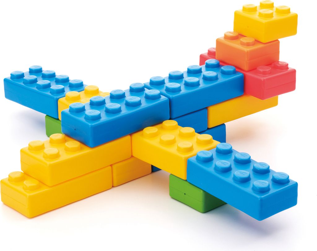 Weplay KC0002.1 Brick Me Riesen Noppen Bausteine, bunt, Produktbild 