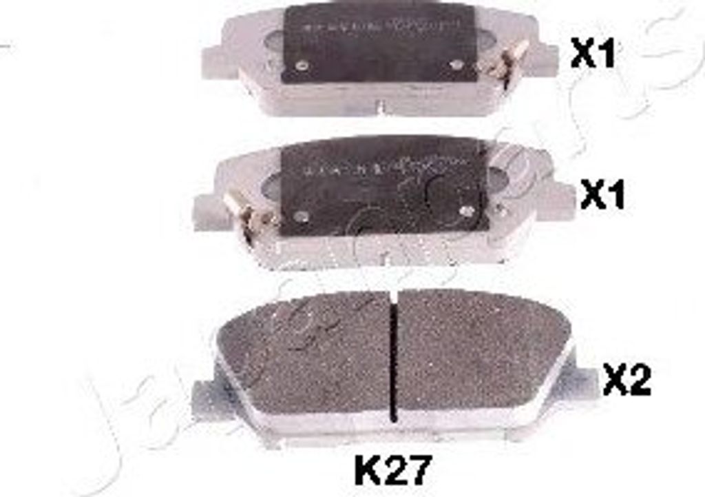 JAPANPARTS Bremsbeläge Satz Vorne Bremsklötze für HYUNDAI i30 (GD) PA-K27AF