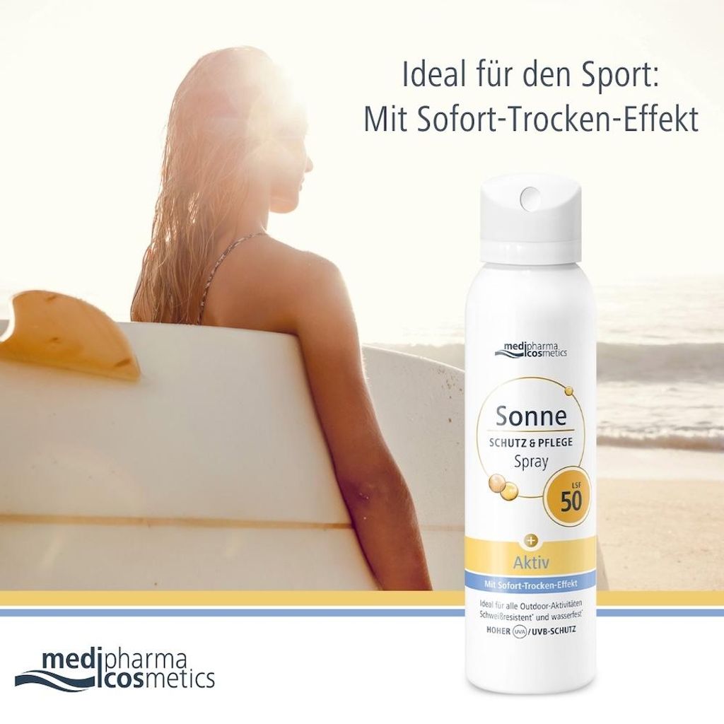 Sonne Schutz & Pflege Aktiv Aerosol-Spray Lsf 50 150 ml