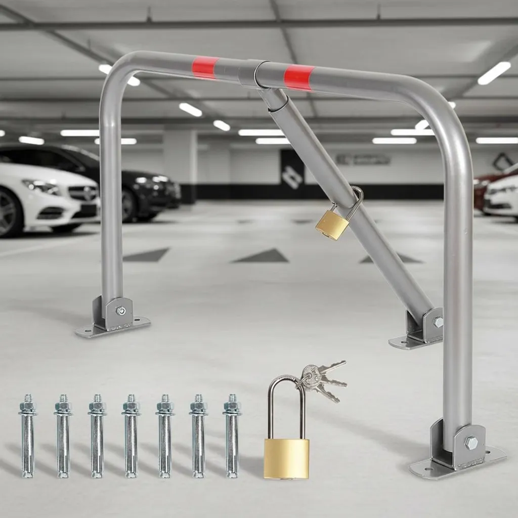 Anti-stationnement sauvage : Arceau de parking 80cm pliable et solide