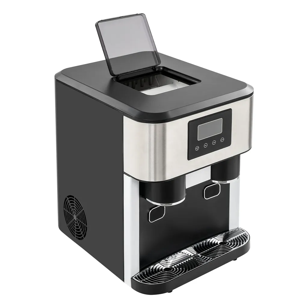 Machine à glaçons 3 en 1 avec broyeur et distributeur d'eau froide 2L
