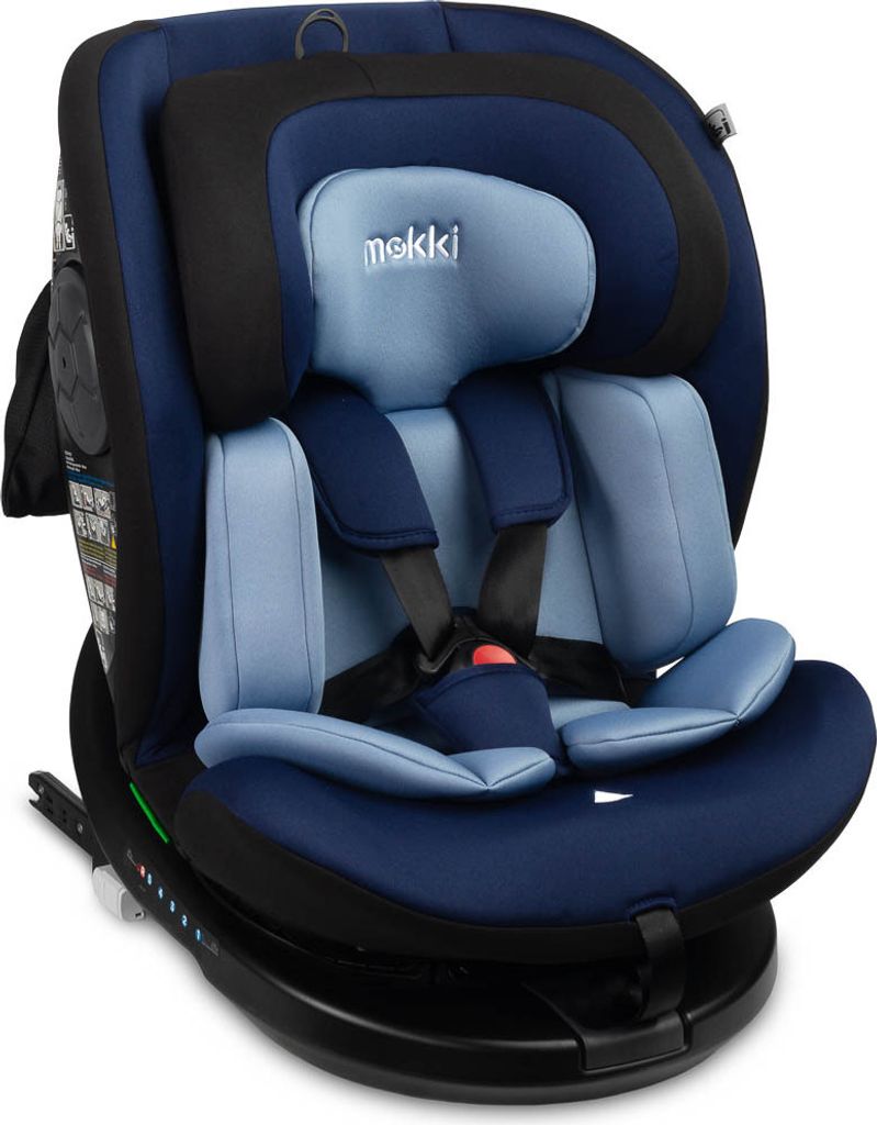 CARETERO Autositz Kinder Autokindersitz Mokki, ISOFIX, 40-150cm, Marineblau