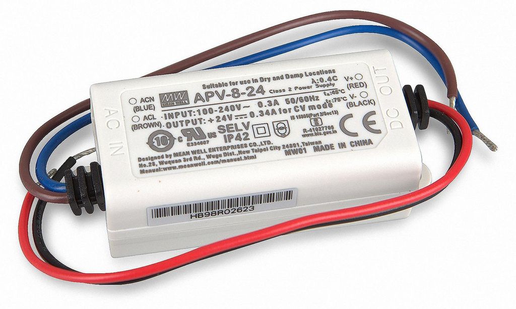 Mean Well APV-8-24 SNT  24V/DC/0-0,34/ 8W Produktbild 