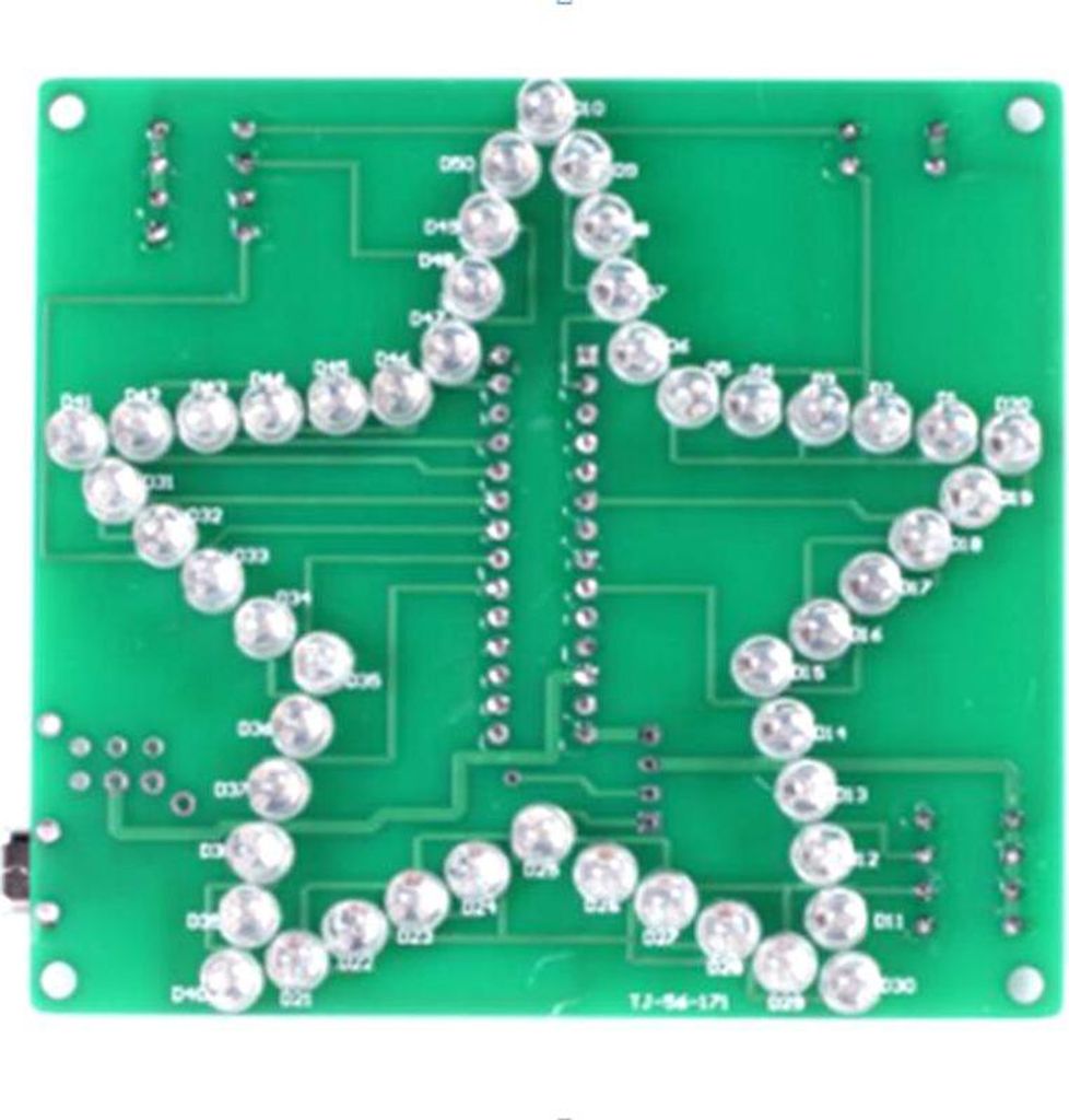 Lötübung Fünfzackiger Stern mit RGB-LEDs