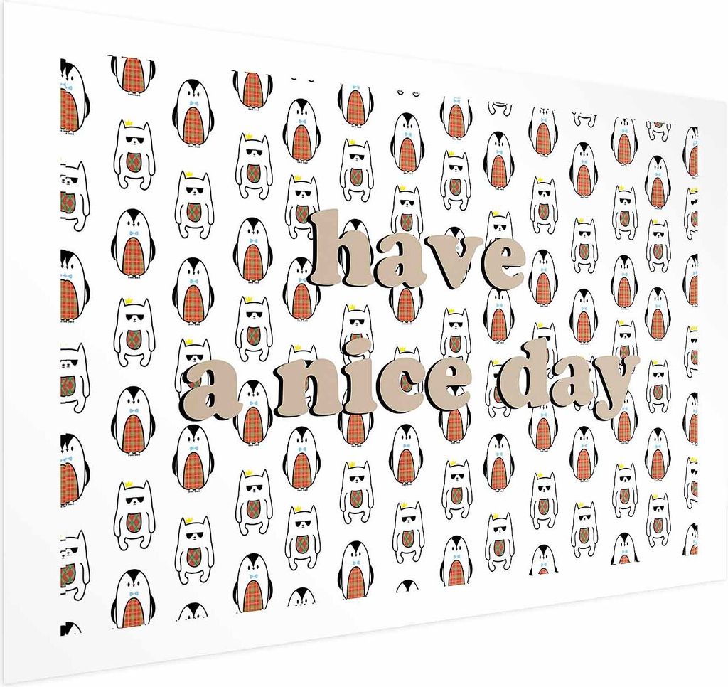 Posterpapier Poster - Have a Nice Day 30x21 cm Für Kinder g-A-0155-ao-a