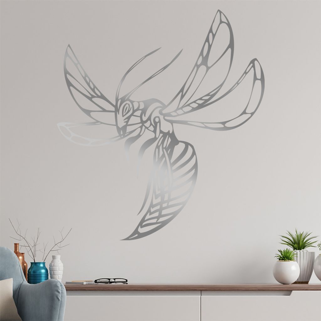 Killer Insekt Wandtattoo in 6 Größen - Wandaufkleber Wall Sticker - Dekoration, Küche, Wohnzimmer, Schlafzimmer, Badezimmer