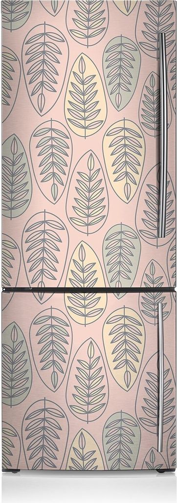 Kühlschrankmagnete Kühlschrank Magnetfolie Magnete Küche 60x180 cm - Bunte Blätter