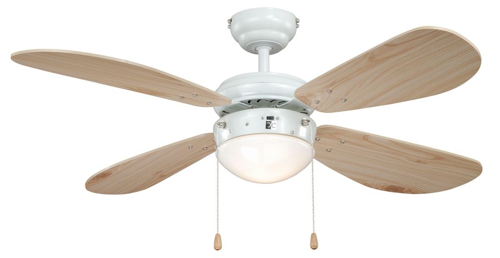 Stropní ventilátor Classic 105 cm bílý / borovice s Obrázek produktu 