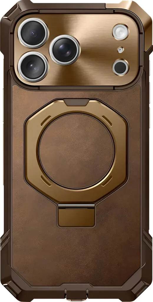 Coque iPhone 17 Pro Max Incassable i-Blason Brun Anti-chute 17,5 cm