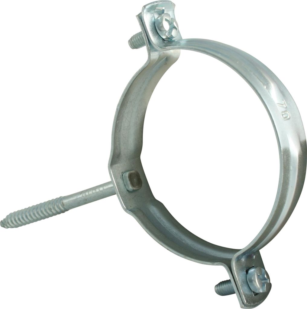 HT-Schelle-SD mit Gewindestange 80 mm x 8 mm DN 75