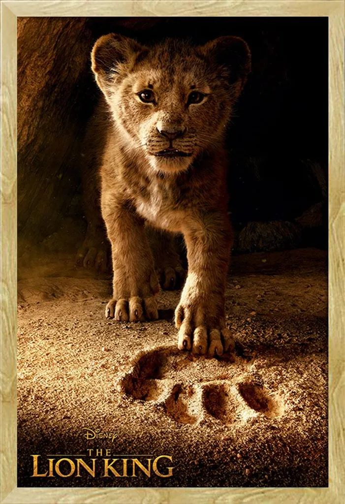 Affiche Le Roi Lion encadrée Shinsuke : fini les posters froissés au mur