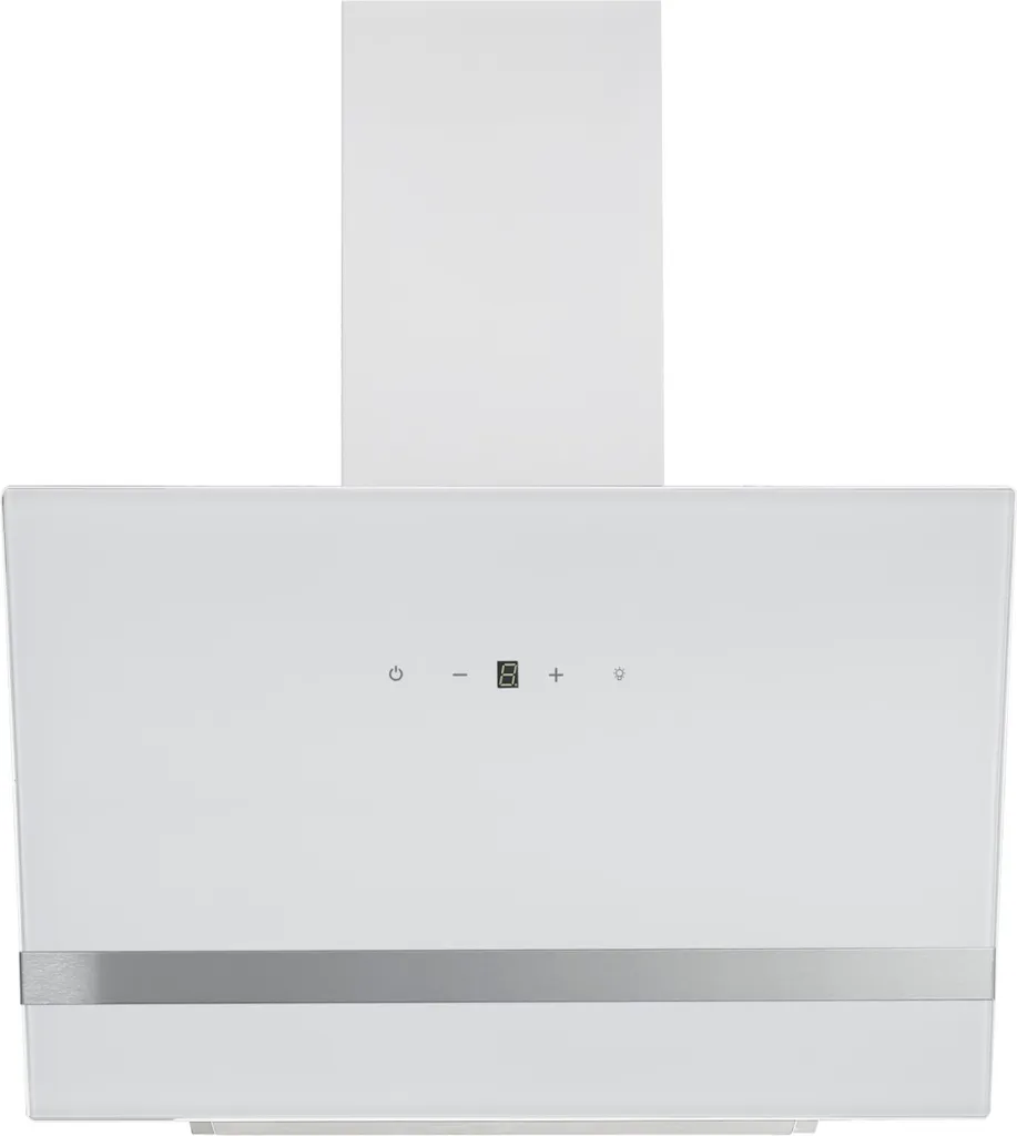 PKM Hotte aspirante tactile 60 cm blanche avec éclairage LED puissant