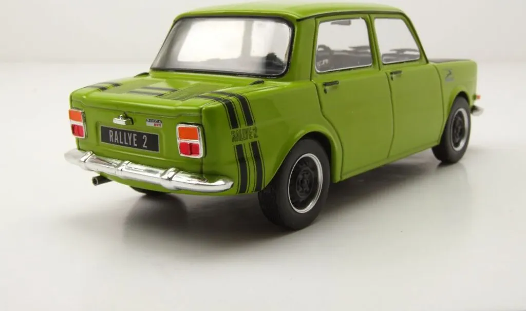 Réplique Simca 1000 Rallye 2 1:24 métal durable Whitebox vert clair