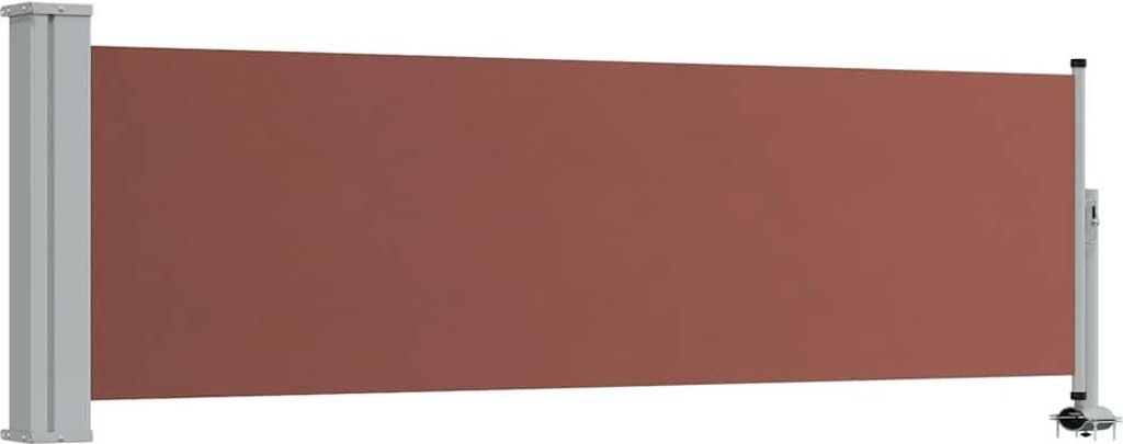 vidaXL Výsuvná bočná markíza 80 × 300 cm hnedá Obrázok produktu 