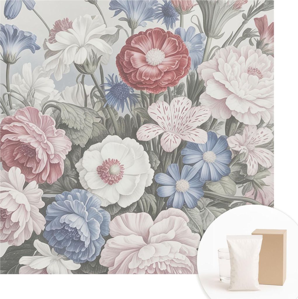 Fototapete - Wandbilder für Wohnzimmer - 250x250 cm - Dekorative Wandfolie - Modernes Design für Wanddekoration - Tapeten für Innenräume - Bunt...