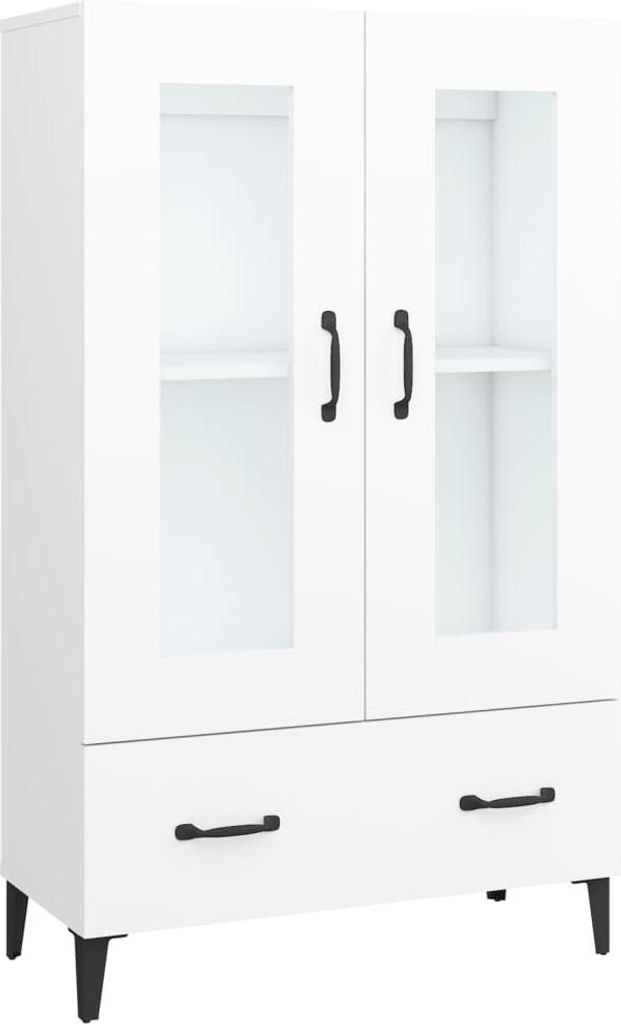 vidaXL Highboard White 70x31x115 cm Dřevěná konstrukce Obrázek produktu 