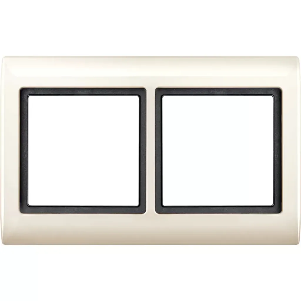 Rénovez vos prises avec le cadre double Merten 400244 AquaDesign blanc