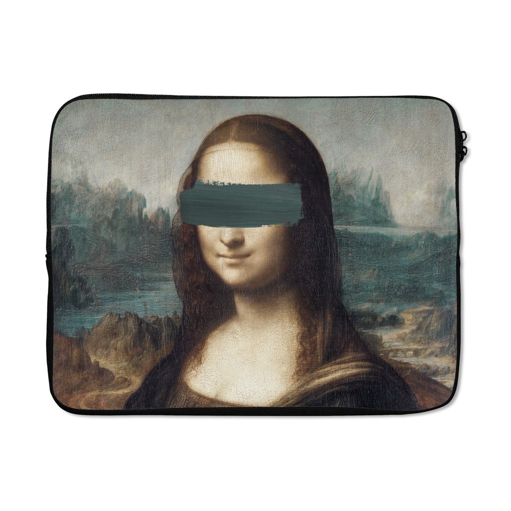 MuchoWow Laptop Hülle 15 Zoll Mona Lisa - Leonardo da Vinci - Gemälde Laptoptasche - Laptoptasche - Sleeve - Rundum-Schutz