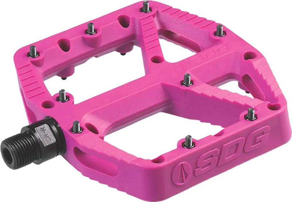 Pédales SDG Comp Violettes en Composite - Légèreté et Picots Acier Grip