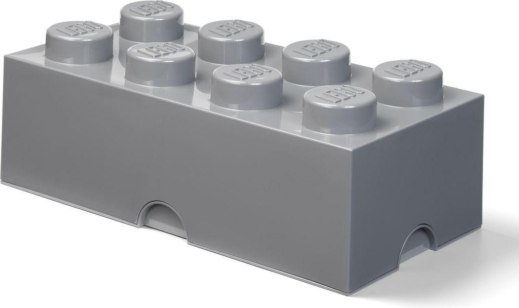 LEGO Storage Brick 8 (dunkelgrau)