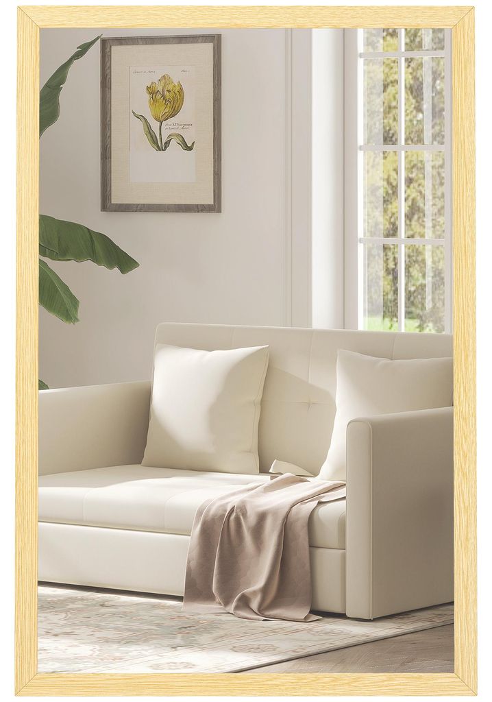 HOMCOM Wandspiegel, 40 x 60 cm, Rechteckig Spiegel für Produktbild 