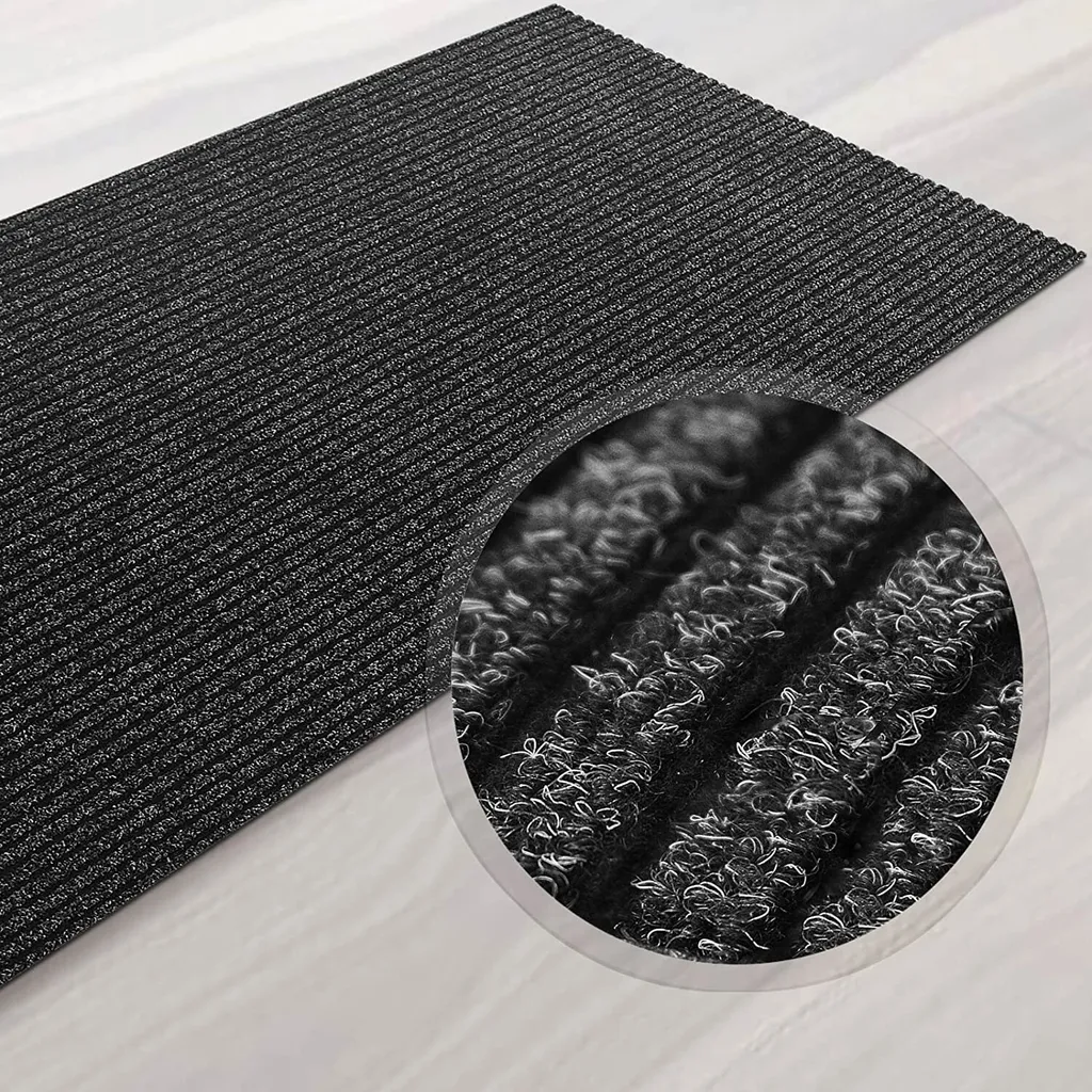 Tapis de passage Granada Anthracite 80x450 cm - Antidérapant et durable - 5