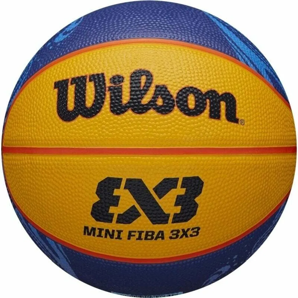 Mini Ballon de Basket Wilson FIBA 3X3 Idéal pour Jeu en Intérieur