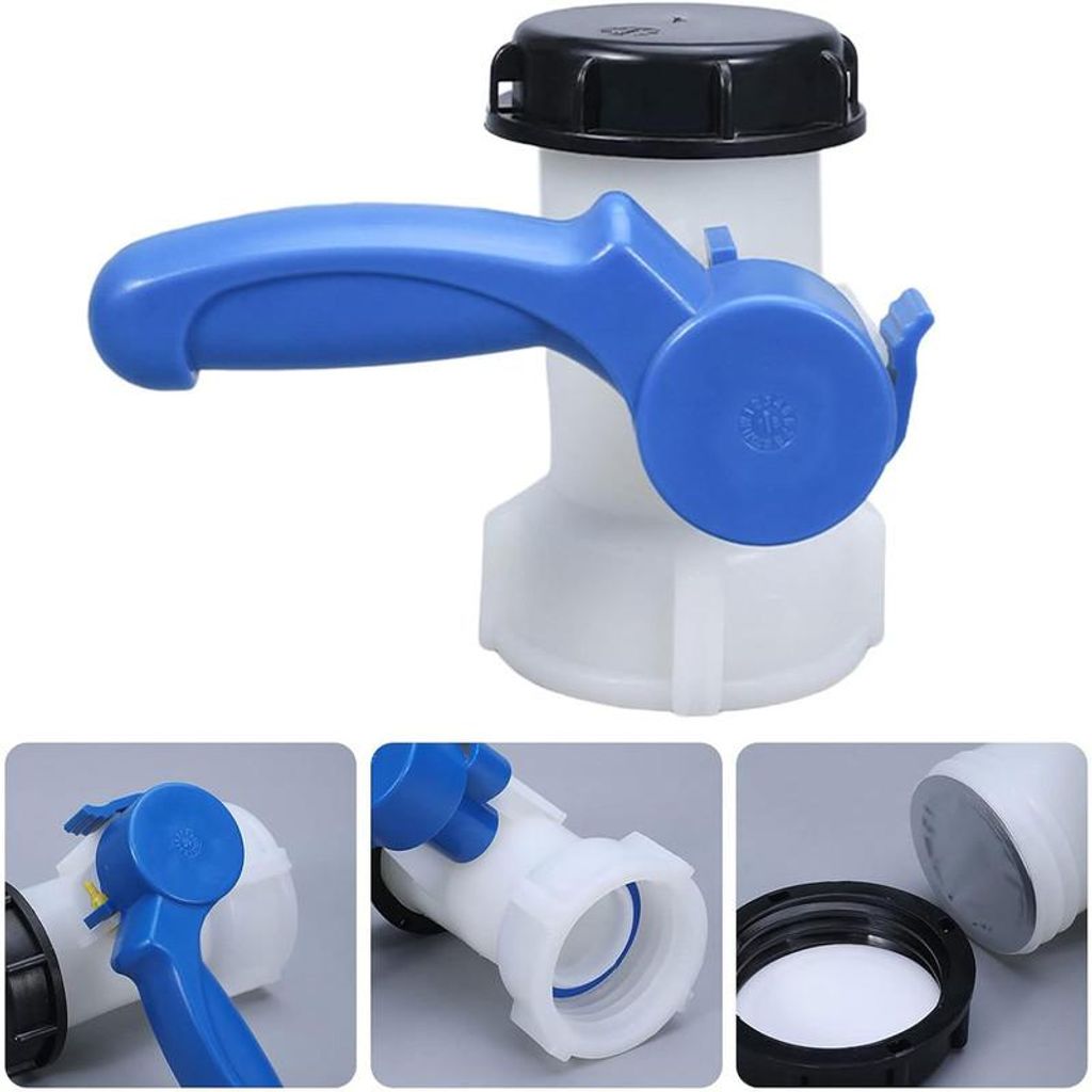 IBC Auslaufhahn DN40, Tankventil Zubehör für Wassertank und Produktbild 