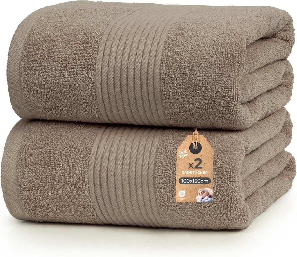 Set di 2 teli da bagno Cloud Pillow, 100x150 cm, 100% Immagine del prodotto 