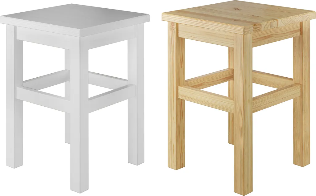 Offerta Sgabello in Legno Pino Massiccio V-90.71-41 Alta Qualità