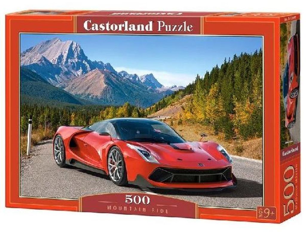 Castorland Puzzles mit 500 Teilen, Motiv: Bergfahrt, "Fast Produktbild 