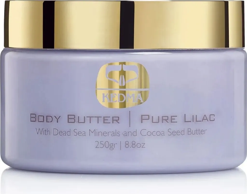 Beurre corporel pur aux minéraux de la Mer Morte et lilas 250g