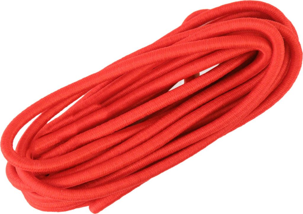3m Gummikordel 3mm Gummiband Gummischnur Hutgummi Rundgummi f. Bekleidung uvm., Farbe:rot