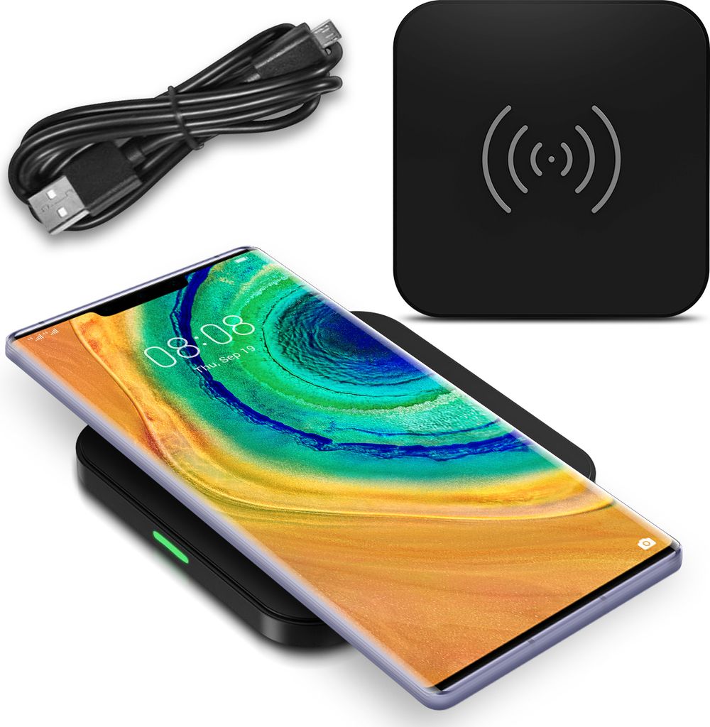 QI Wireless Charger Schnell Ladegerät Huawei Mate 30 Pro Kabellos Ladestation