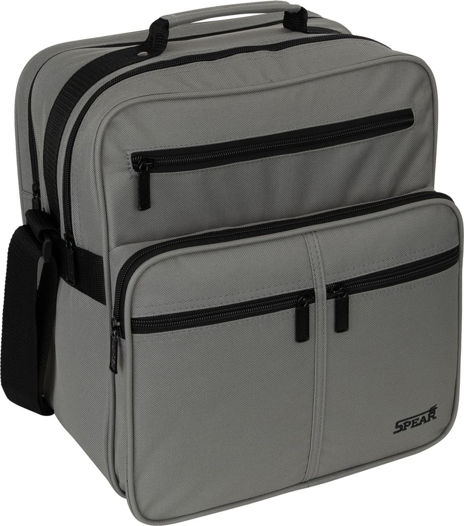Spear Arbeitstasche Umhängetasche Flugbegleiter Herrentasche Grau