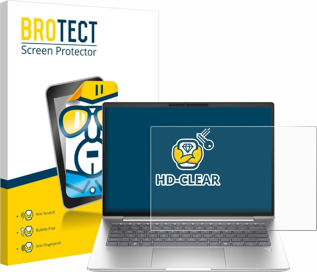Für HP ProBook 4 G1a 14" Schutzfolie BROTECT Displayschutz Display Schutz Folie Klar Transparent