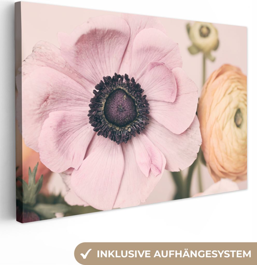 OneMillionCanvasses - Leinwandbilder - 150x100 cm, Blumen - Natur - Pflanzen, Wandbilder Kunstdruck Wanddekoration - Foto auf Leinwand - Gemälde...