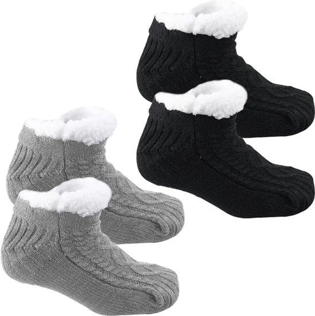 Chaussettes d'hiver grises pour bottes et activités de plein air