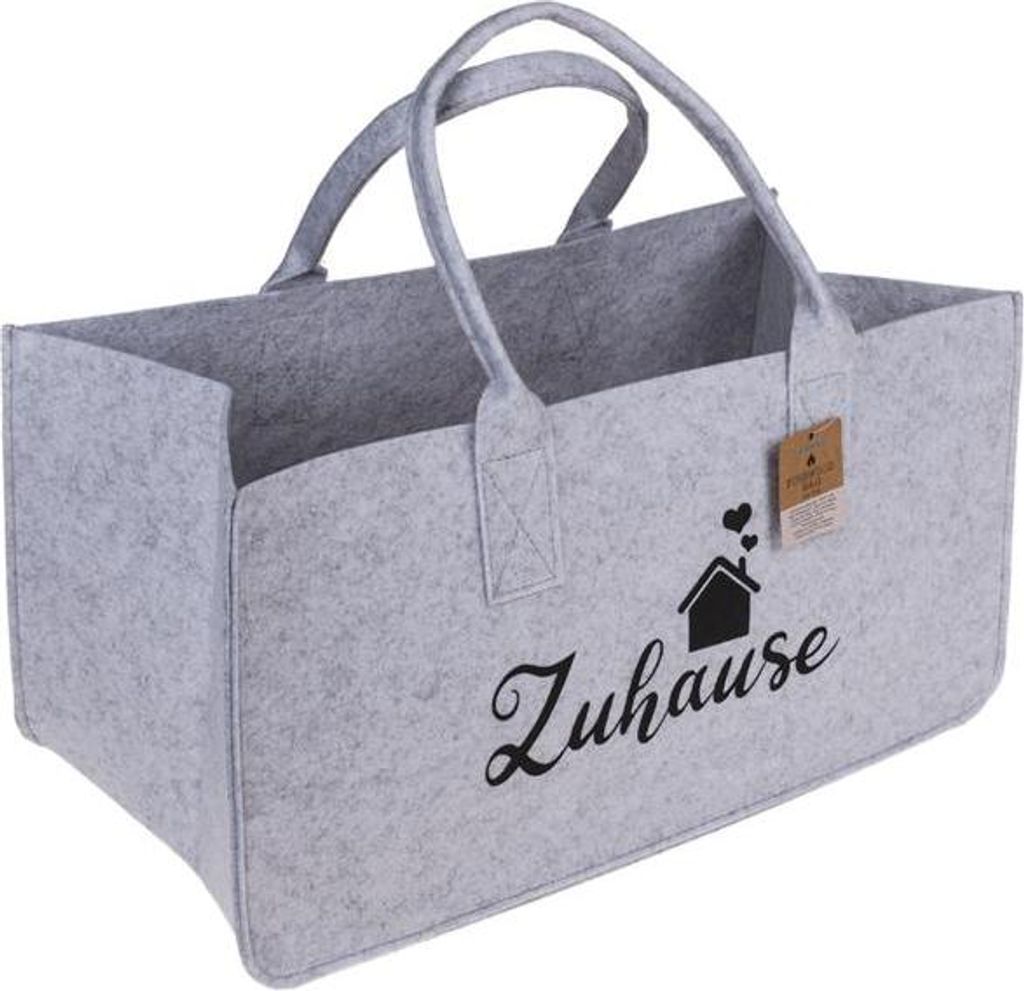 Tragetasche aus Filz 31L 50x25x25cm Filztasche grau oder Produktbild 